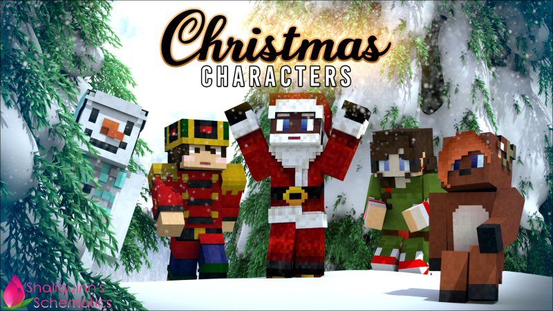 Christmas Characters on the Minecraft Marketplace by Shaliquinn's Schematics