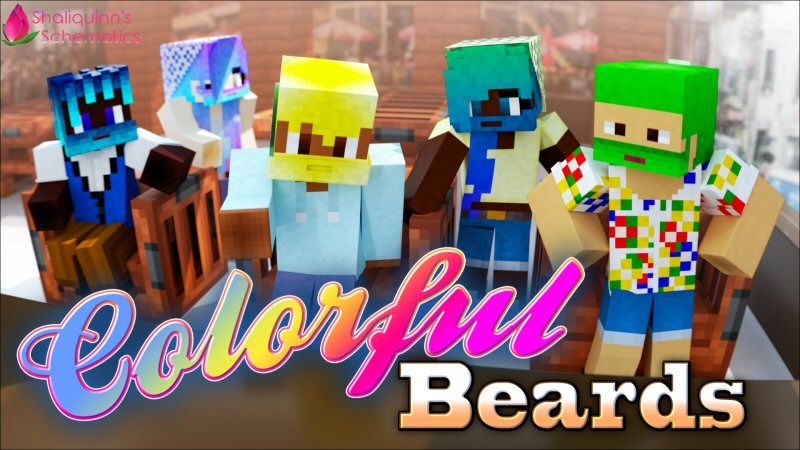 Colorful Beards on the Minecraft Marketplace by Shaliquinn's Schematics