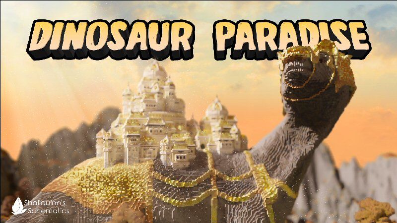 Dinosaur Paradise on the Minecraft Marketplace by Shaliquinn's Schematics