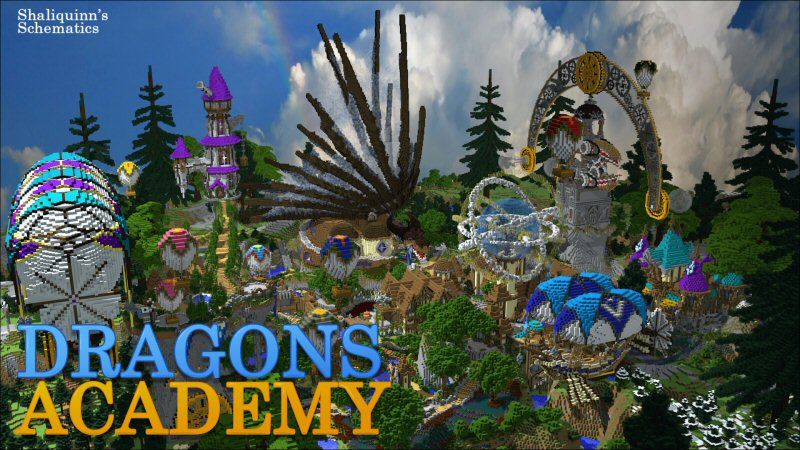 Dragon Academy on the Minecraft Marketplace by Shaliquinn's Schematics