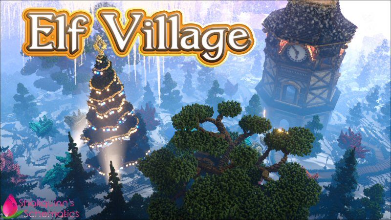 Elf Village on the Minecraft Marketplace by Shaliquinn's Schematics