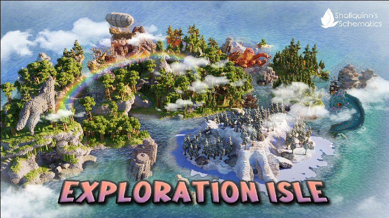 Exploration Isle on the Minecraft Marketplace by Shaliquinn's Schematics