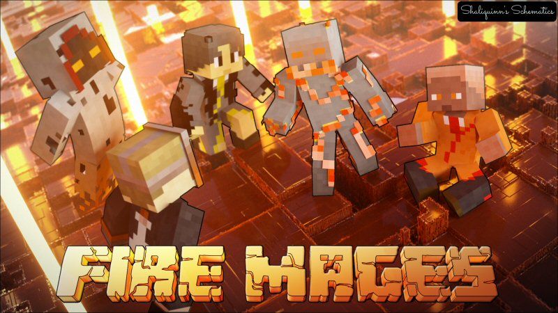 Fire Mages Skin Pack on the Minecraft Marketplace by Shaliquinn's Schematics