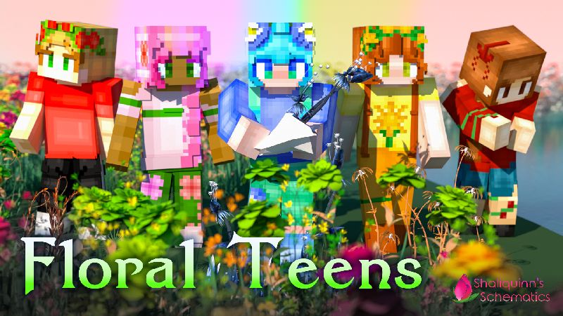 Floral Teens on the Minecraft Marketplace by Shaliquinn's Schematics