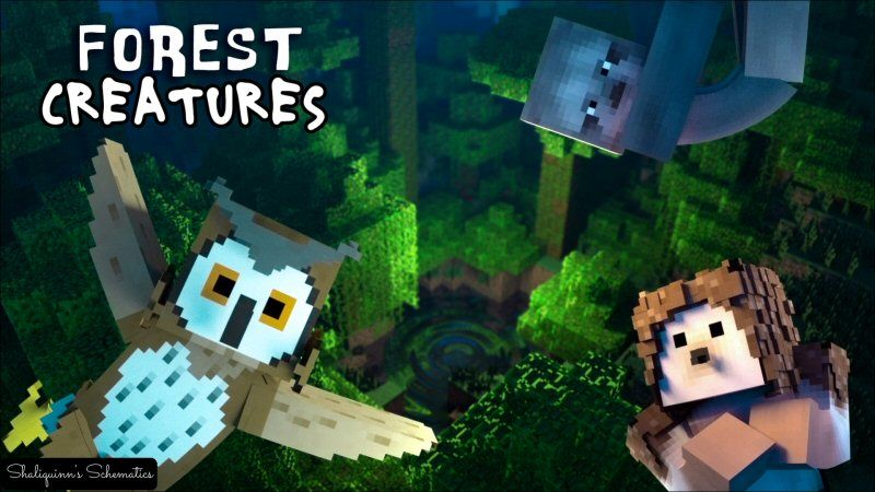 Forest Creatures on the Minecraft Marketplace by Shaliquinn's Schematics