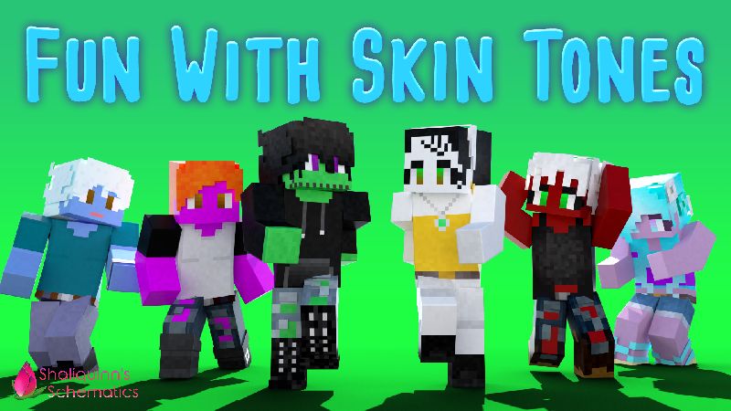 Fun With Skin Tones on the Minecraft Marketplace by Shaliquinn's Schematics