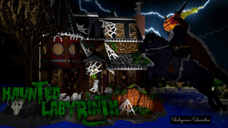 Haunted Labyrinth on the Minecraft Marketplace by Shaliquinn's Schematics