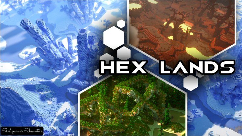 Hex Lands on the Minecraft Marketplace by Shaliquinn's Schematics