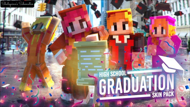 High School Graduation Pack on the Minecraft Marketplace by Shaliquinn's Schematics