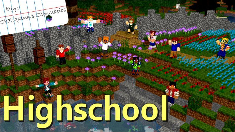 High School Skin Pack on the Minecraft Marketplace by Shaliquinn's Schematics