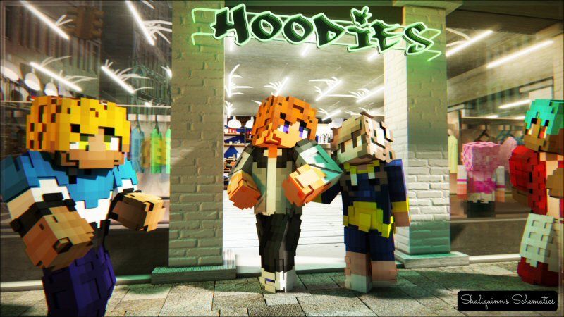 Hoodies Skin Pack on the Minecraft Marketplace by Shaliquinn's Schematics