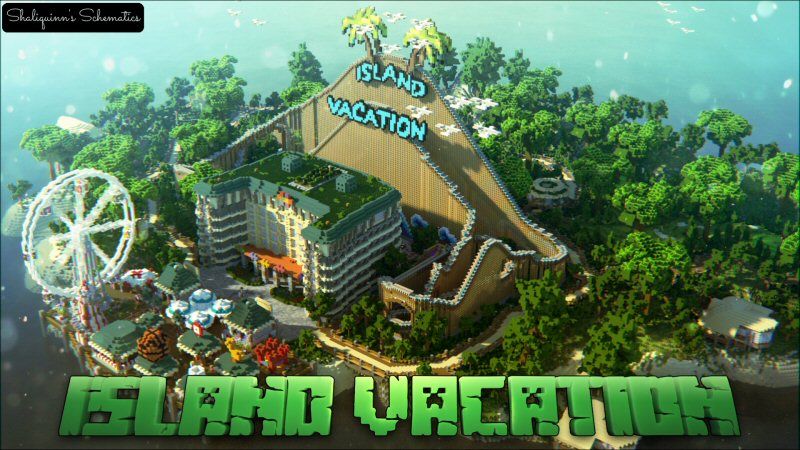 Island Vacation on the Minecraft Marketplace by Shaliquinn's Schematics