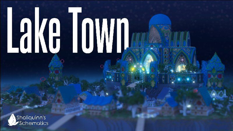 Lake Town on the Minecraft Marketplace by Shaliquinn's Schematics