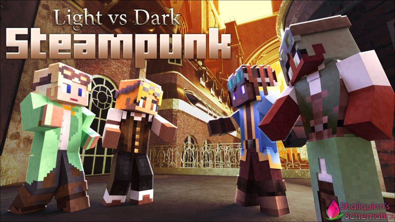 Light vs Dark Steampunk on the Minecraft Marketplace by Shaliquinn's Schematics