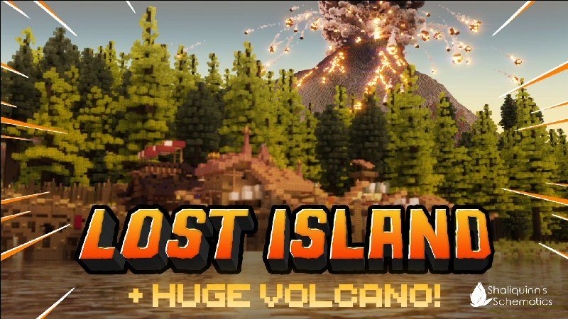 Lost Island on the Minecraft Marketplace by Shaliquinn's Schematics