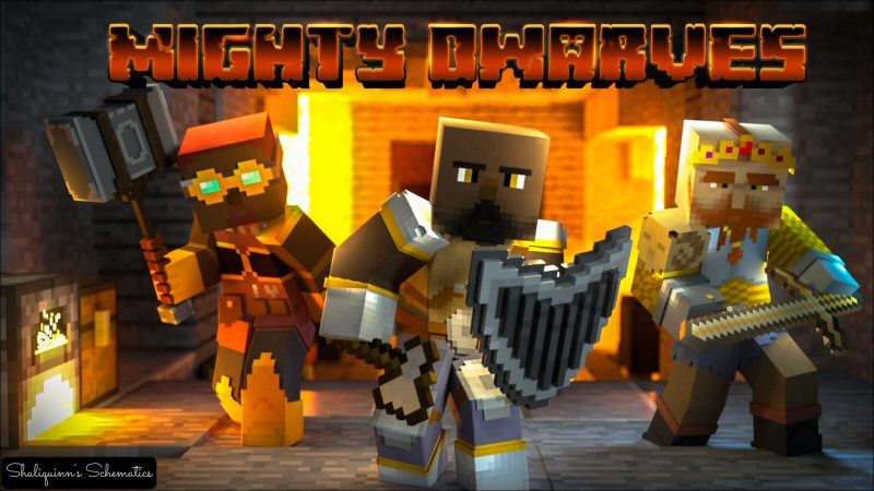 Mighty Dwarves on the Minecraft Marketplace by Shaliquinn's Schematics