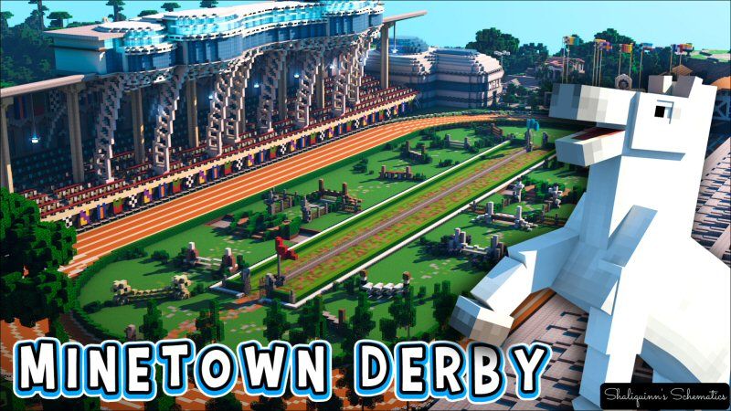 Minetown Derby on the Minecraft Marketplace by Shaliquinn's Schematics