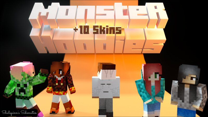 Monster Hoodies on the Minecraft Marketplace by Shaliquinn's Schematics