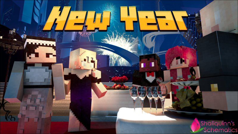 New Year on the Minecraft Marketplace by shaliquinns-schematics