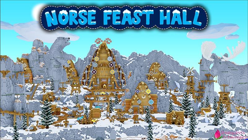 Norse Feast Hall on the Minecraft Marketplace by Shaliquinn's Schematics