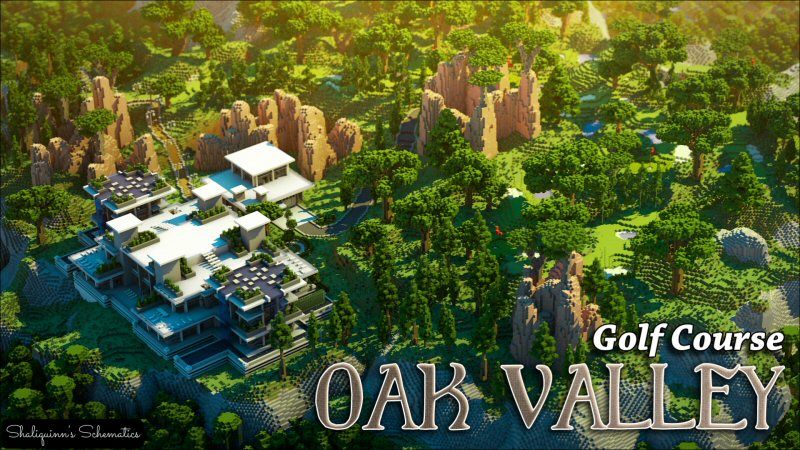 Oak Valley Golf Course on the Minecraft Marketplace by Shaliquinn's Schematics