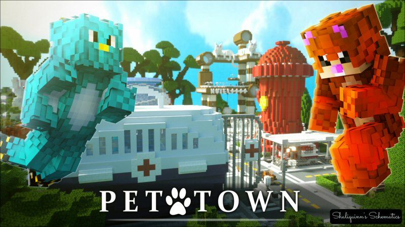 Pet Town on the Minecraft Marketplace by Shaliquinn's Schematics