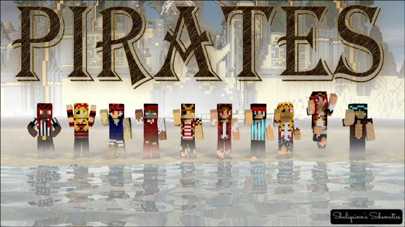 Pirates Skin Pack on the Minecraft Marketplace by Shaliquinn's Schematics