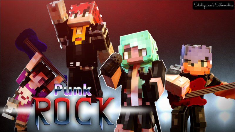 Punk Rock Skin Pack on the Minecraft Marketplace by Shaliquinn's Schematics