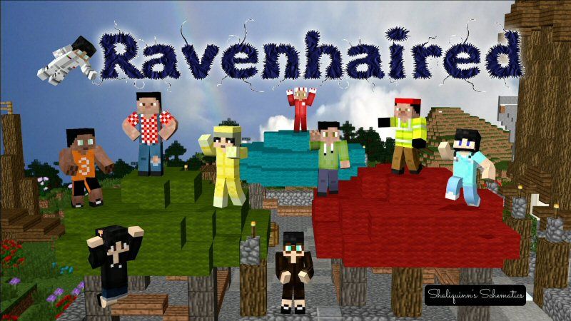 Raven-haired Skin Pack on the Minecraft Marketplace by Shaliquinn's Schematics