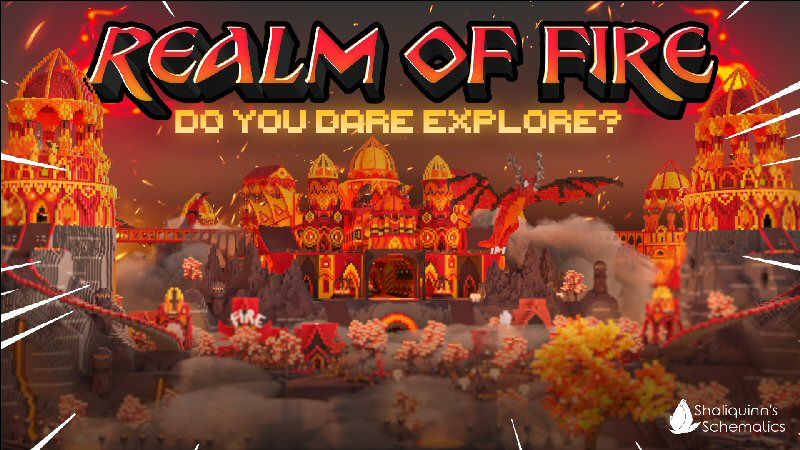 Realm of Fire on the Minecraft Marketplace by Shaliquinn's Schematics