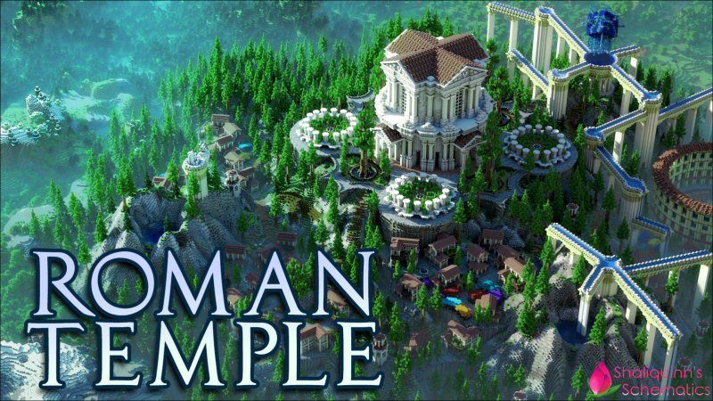 Roman Temple on the Minecraft Marketplace by Shaliquinn's Schematics