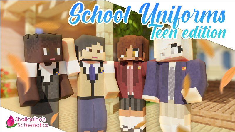 School Uniforms: Teen Edition on the Minecraft Marketplace by Shaliquinn's Schematics