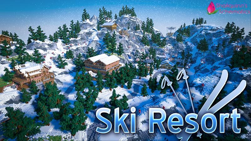 Ski Resort on the Minecraft Marketplace by Shaliquinn's Schematics