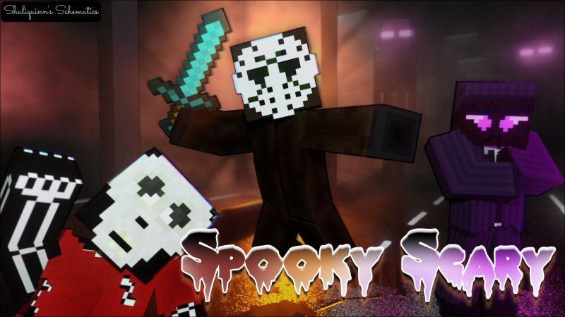 Spooky Scary Skin Pack on the Minecraft Marketplace by Shaliquinn's Schematics