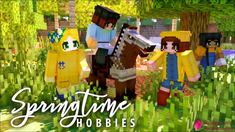 Springtime Hobbies on the Minecraft Marketplace by Shaliquinn's Schematics