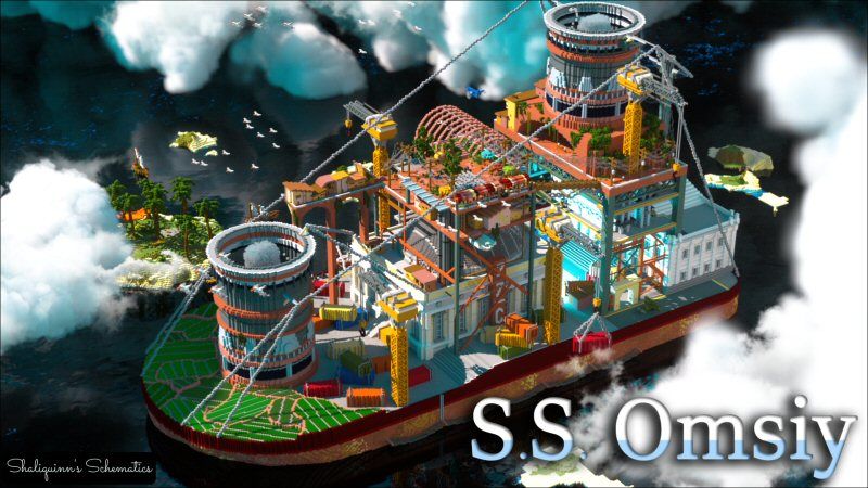 SS Omsiy on the Minecraft Marketplace by Shaliquinn's Schematics