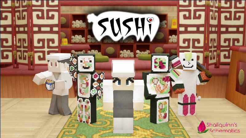 Sushi on the Minecraft Marketplace by Shaliquinn's Schematics