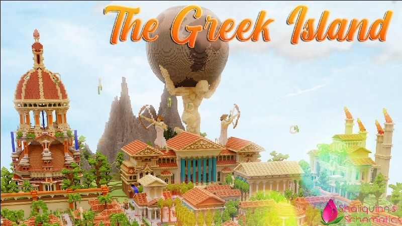 The Greek Island on the Minecraft Marketplace by Shaliquinn's Schematics