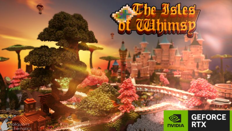 The Isles of Whimsy on the Minecraft Marketplace by Shaliquinn's Schematics