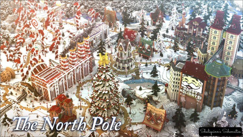 The North Pole on the Minecraft Marketplace by Shaliquinn's Schematics