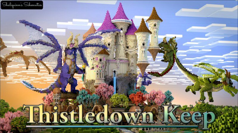 Thistledown Keep on the Minecraft Marketplace by Shaliquinn's Schematics