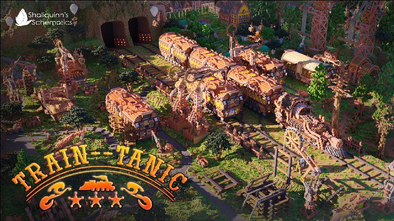 Traintanic on the Minecraft Marketplace by Shaliquinn's Schematics