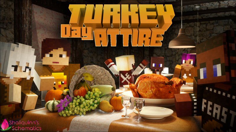 Turkey Day Attire on the Minecraft Marketplace by Shaliquinn's Schematics