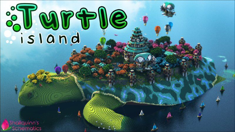 Turtle Island on the Minecraft Marketplace by Shaliquinn's Schematics