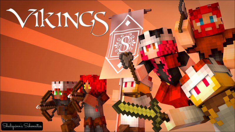 Vikings Skin Pack on the Minecraft Marketplace by Shaliquinn's Schematics