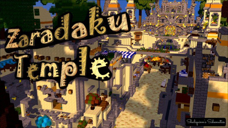 Zaradaku Temple on the Minecraft Marketplace by Shaliquinn's Schematics