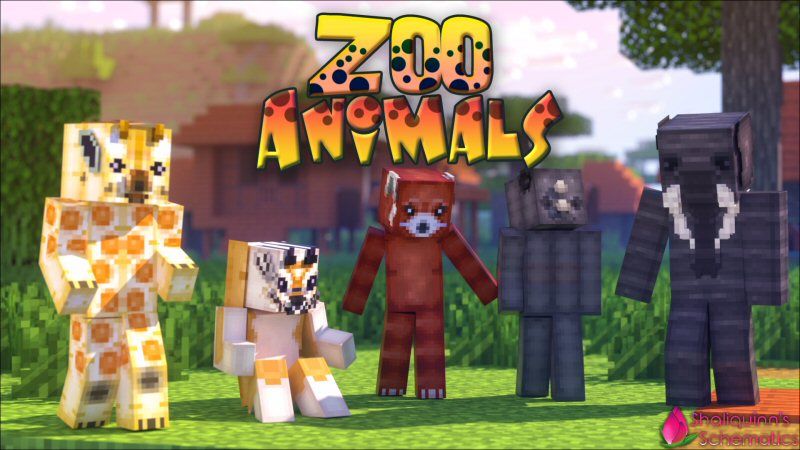 Zoo Animals on the Minecraft Marketplace by Shaliquinn's Schematics