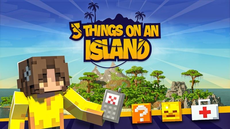 3 Things on an Island on the Minecraft Marketplace by Shapescape