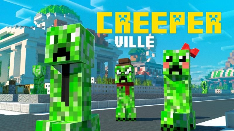 Creeperville on the Minecraft Marketplace by Shapescape