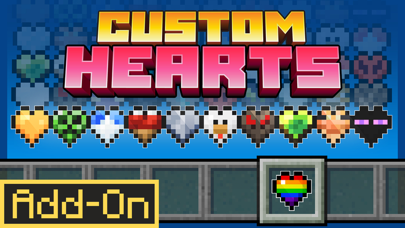 CUSTOM HEARTS Add-On 1.1 on the Minecraft Marketplace by Shapescape